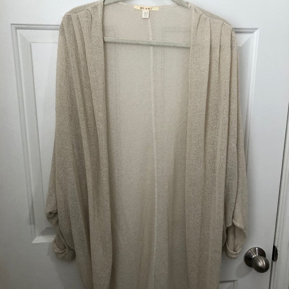 Oversized Dolman Sleeve Cardigan